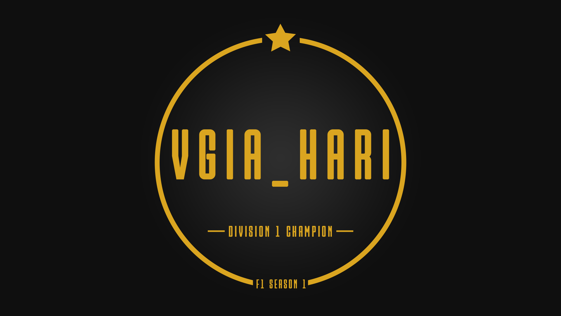 Division 1 Champion - VGIA_Hari
