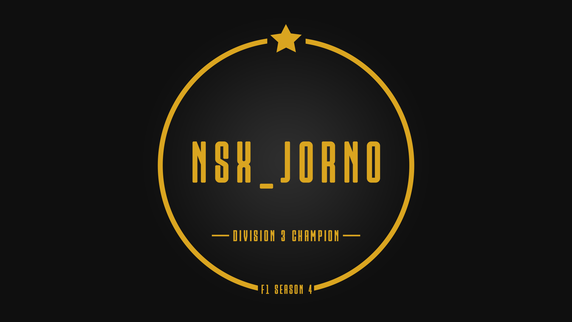 Division 3 Champion - NSX_Jorno