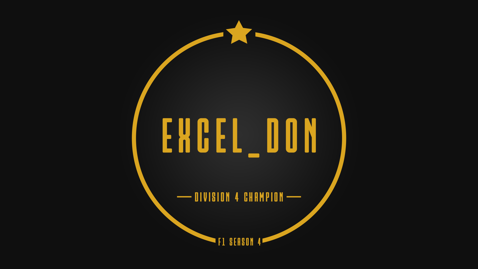 Division 4 Champion - Excel_Don