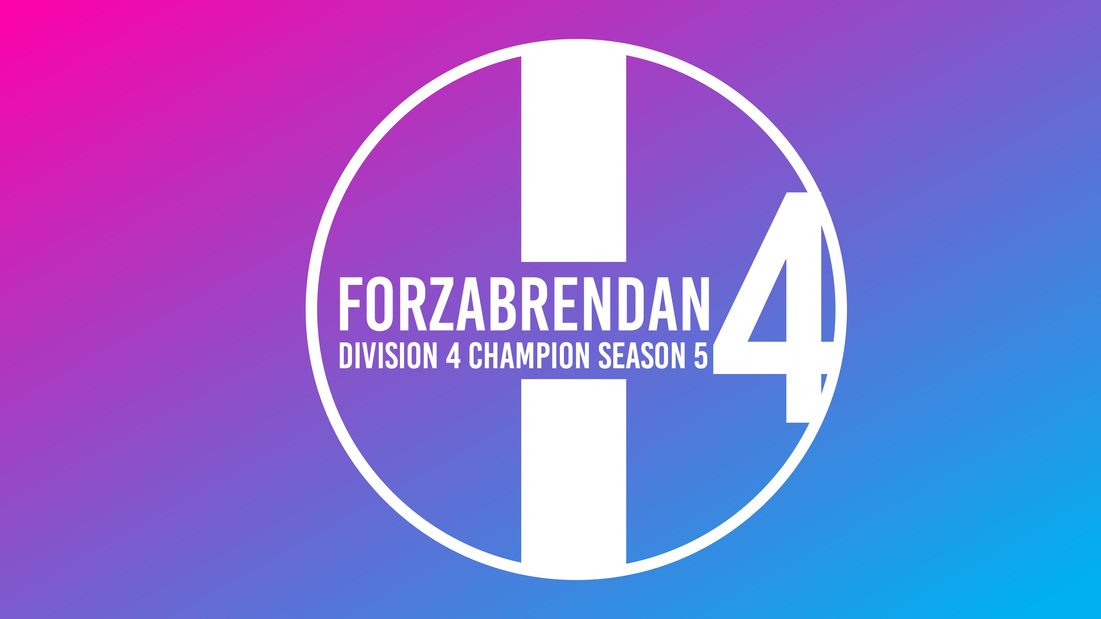 Division 4 Champion - ForzaBrendan